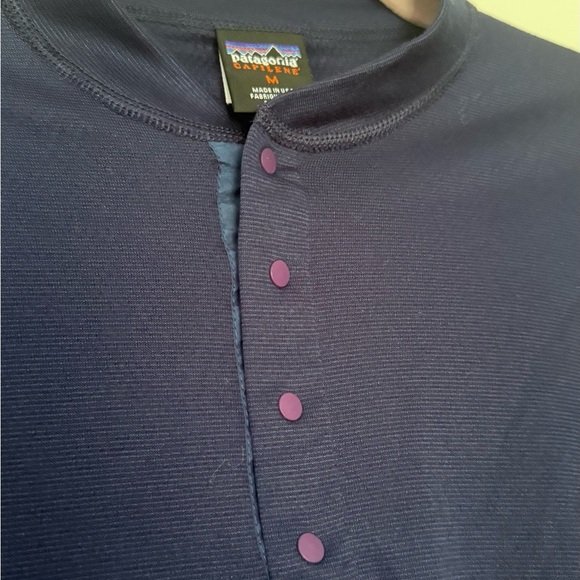 PATAGONIA Midweight Capilene Wallace Beery Henley Medium - Picture 4 of 7